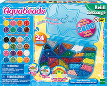 Afbeelding in Gallery-weergave laden, Aquabeads navulling mega parelset 2400 stuks in handige sorteerkoffer - 31502
