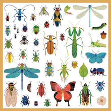 Afbeelding in Gallery-weergave laden, Djeco Metallic stickers Microkosmos set 160 stuks - DJ09282

