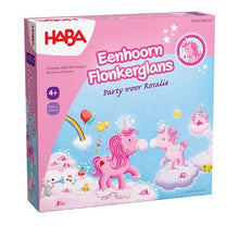 Afbeelding in Gallery-weergave laden, Haba spel 4+ Eenhoorn Flonkerglans - Party voor Rosalie - 2012228004
