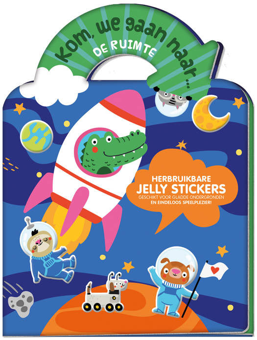 Interstat - Jelly Stickerboek - Kom we gaan naar de ruimte