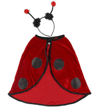 Afbeelding in Gallery-weergave laden, Great Pretenders Ladybug lieveheesbeestje cape, maat 2/3 jaar - 52952
