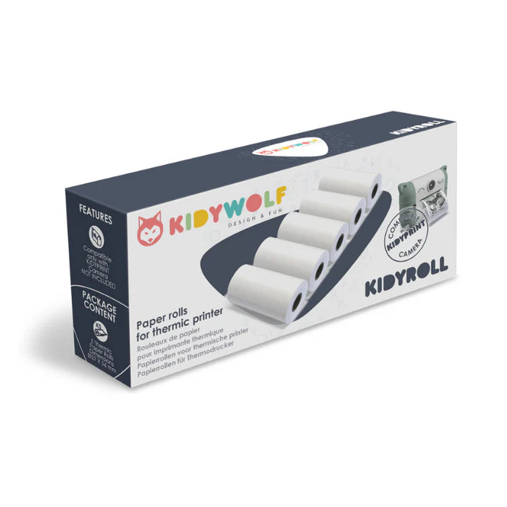 Kidywolf thermisch papier voor Kidyprint standaard - KIDYROLL