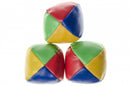 LG-Imports set van 3 jongleerballen blauw/geel/rood/groen - LG4760