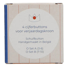 Afbeelding in Gallery-weergave laden, Liezelijn button voor verjaardagskroon - Koper 3,4,5,6
