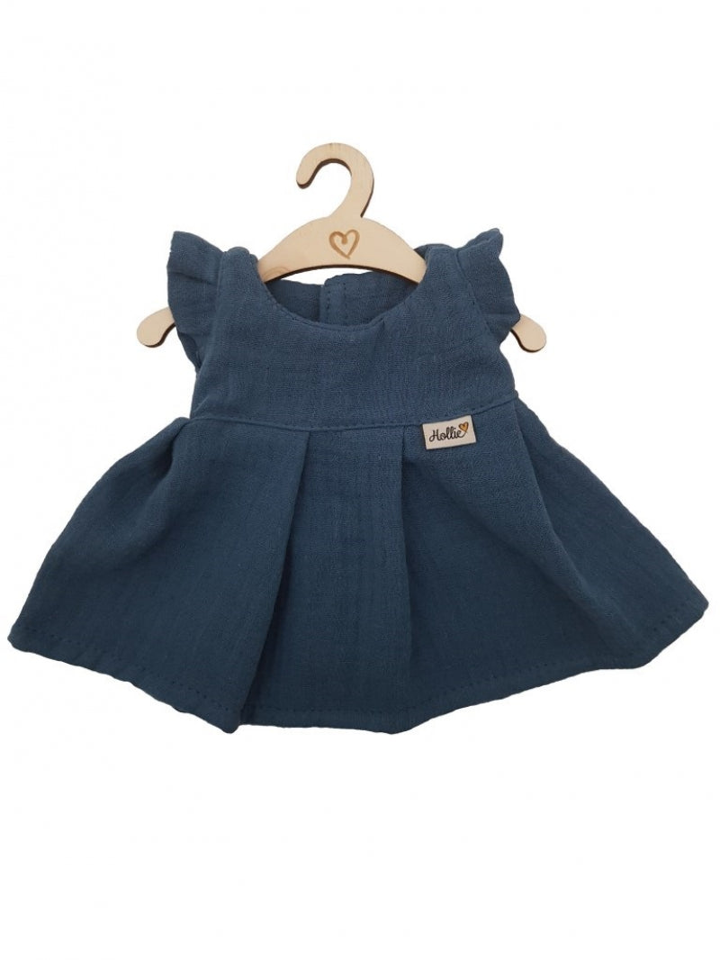 Hollie Poppenjurk Spring Indigo met ruches