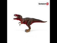 Video laden en afspelen in Gallery-weergave, Schleich Dino World Rode Tyrannosaurus Rex - 72068
