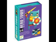 Video laden en afspelen in Gallery-weergave, Djeco kaartspel 6+ Hero Town - DJ05143
