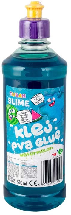 Tuban Pva Glue lijm 500 ml – Geur Watermelon / watermeloen - Blauw turquoise