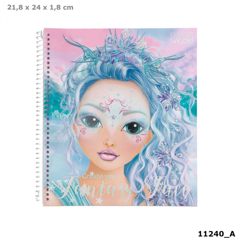 Depesche Create your fantasy face kleurboek - 11240_A