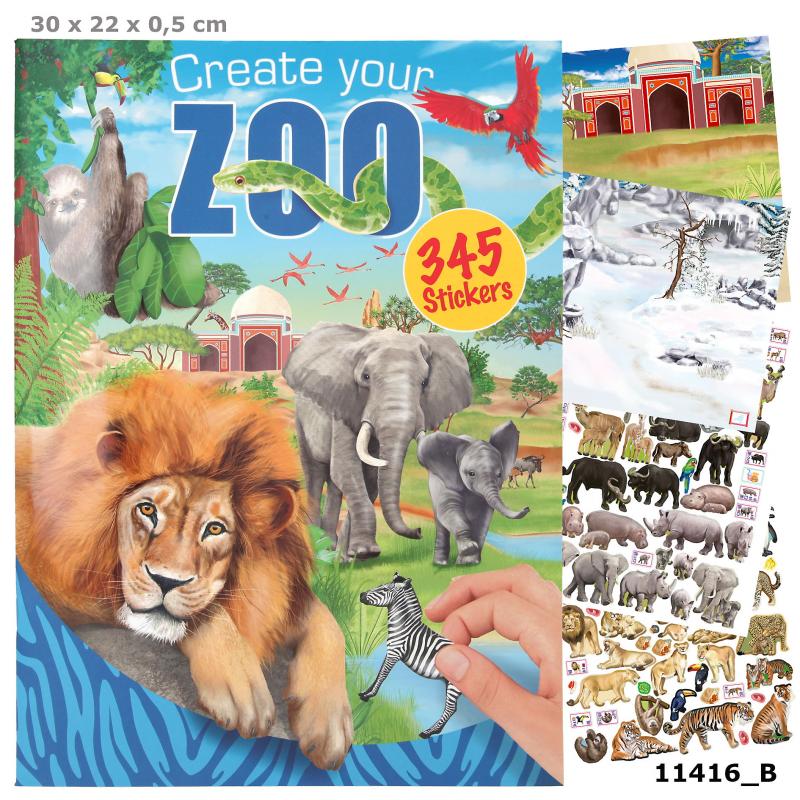 Depesche Create your ZOO stickerboek - 11416_B