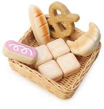 Afbeelding in Gallery-weergave laden, Tender Leaf Toys marktdag mandje met brood
