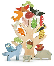 Afbeelding in Gallery-weergave laden, Tender Leaf Toys houten stapelaar woud - bosdieren

