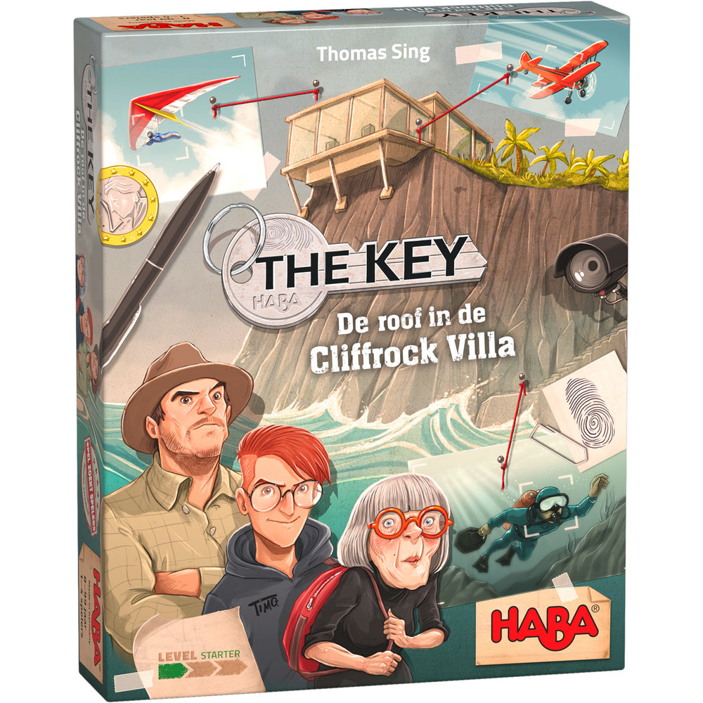 Haba spel The Key,  De roof in Cliffrock villa - 305545