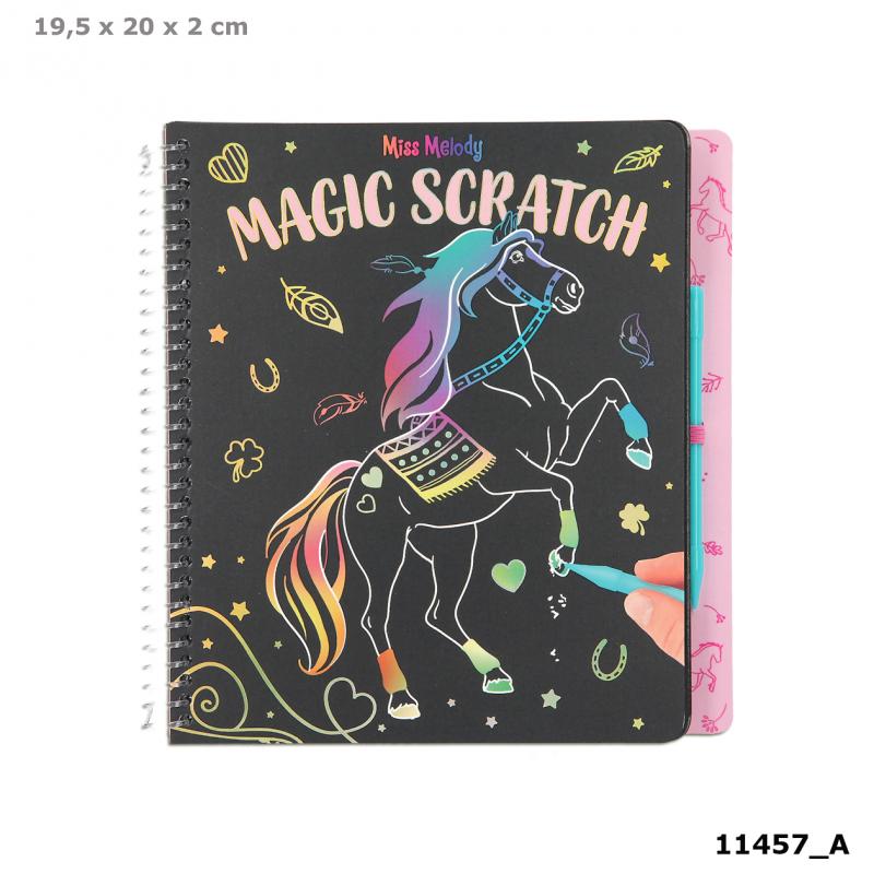 Depesche Miss Melody paarden Magic Scratch book 11457_A