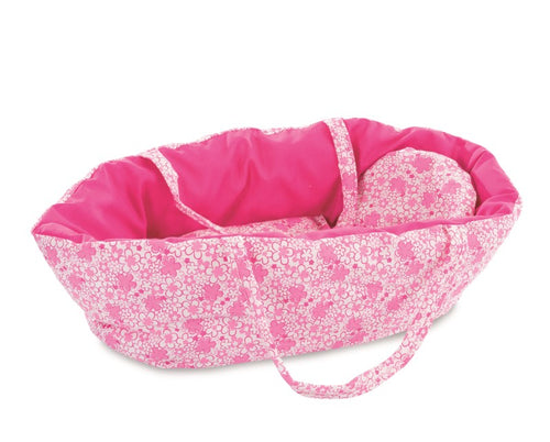 Egmont Toys 120467 draagwiegje met bloemenbekleding fuchsia - vo