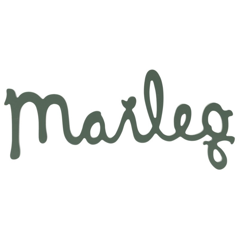 Maileg houten logo dusty green 30-0001-00