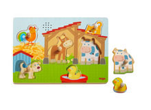 Afbeelding in Gallery-weergave laden, Haba houten geluidenpuzzel op de boerderij - 303179
