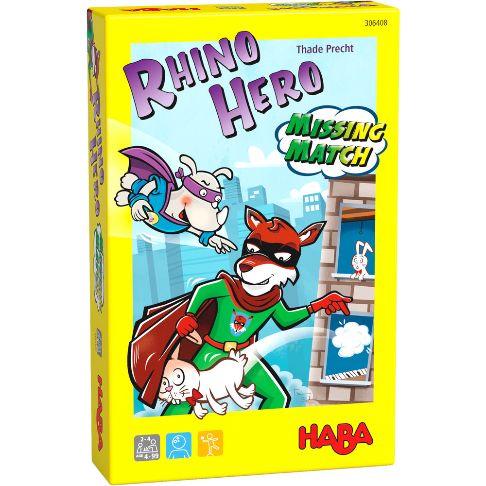 Haba spel 4+ Rhino Hero Missing Match - 306408