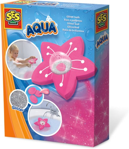 SES 13083 Aqua Glitter bad