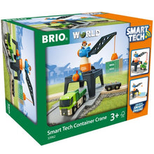 Afbeelding in Gallery-weergave laden, Brio 33962 Smart Tech Container Crane - container kraan treinset
