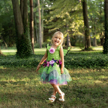 Afbeelding in Gallery-weergave laden, Great Pretenders verkleedjurk Fairy Blooms Deluxe groen, maat 5-6 jaar
