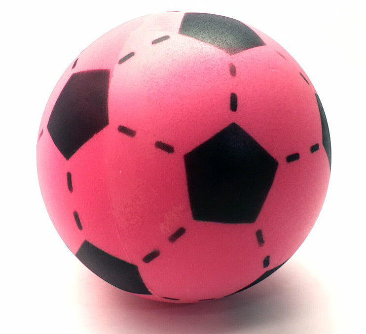 Foam voetbal 20 cm - Roze