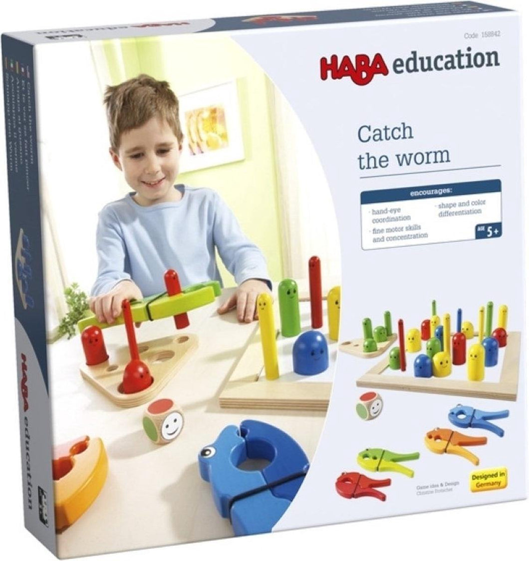 Haba Education Catch the worm - pak de worm - 158842