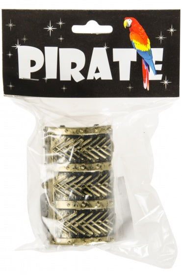Piraten schatkist goud, lengte 8 cm
