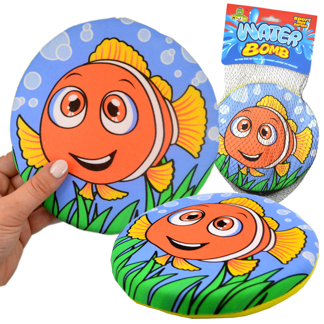 Water Bomb frisbee, water werpschijf Nemo vis