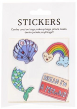 Afbeelding in Gallery-weergave laden, Stickers voor op je boekentas, etui, kleding, .. - set zeemeermin of flamingo
