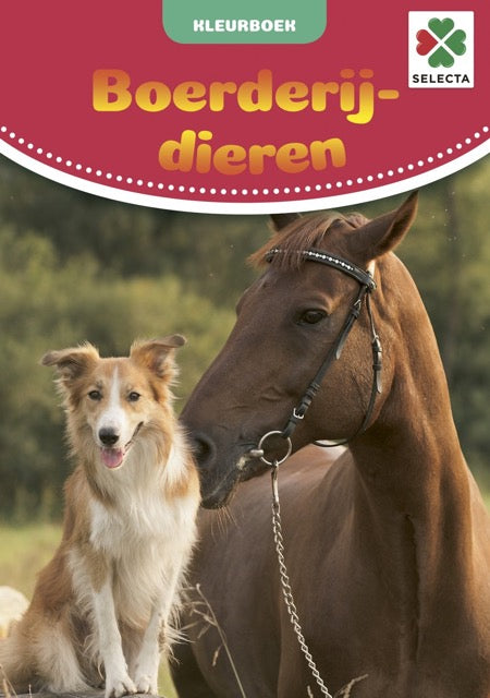 Selecta kleurboek Boerderijdieren 2+