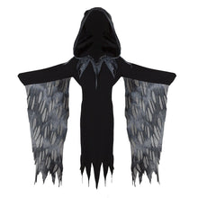 Afbeelding in Gallery-weergave laden, Great Pretenders verkleedset Grim Reaper Cloack mantel, maat 5-6 jaar
