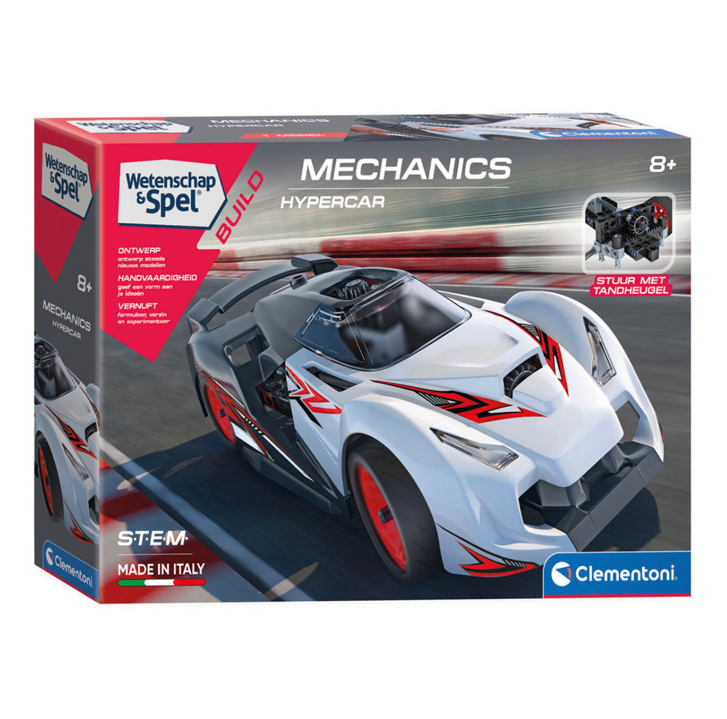 Clementoni Wetenschap & Spel Build - Mechanics Hypercar Raceauto