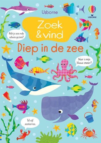 Usborne boek Zoek & vind Diep in de zee