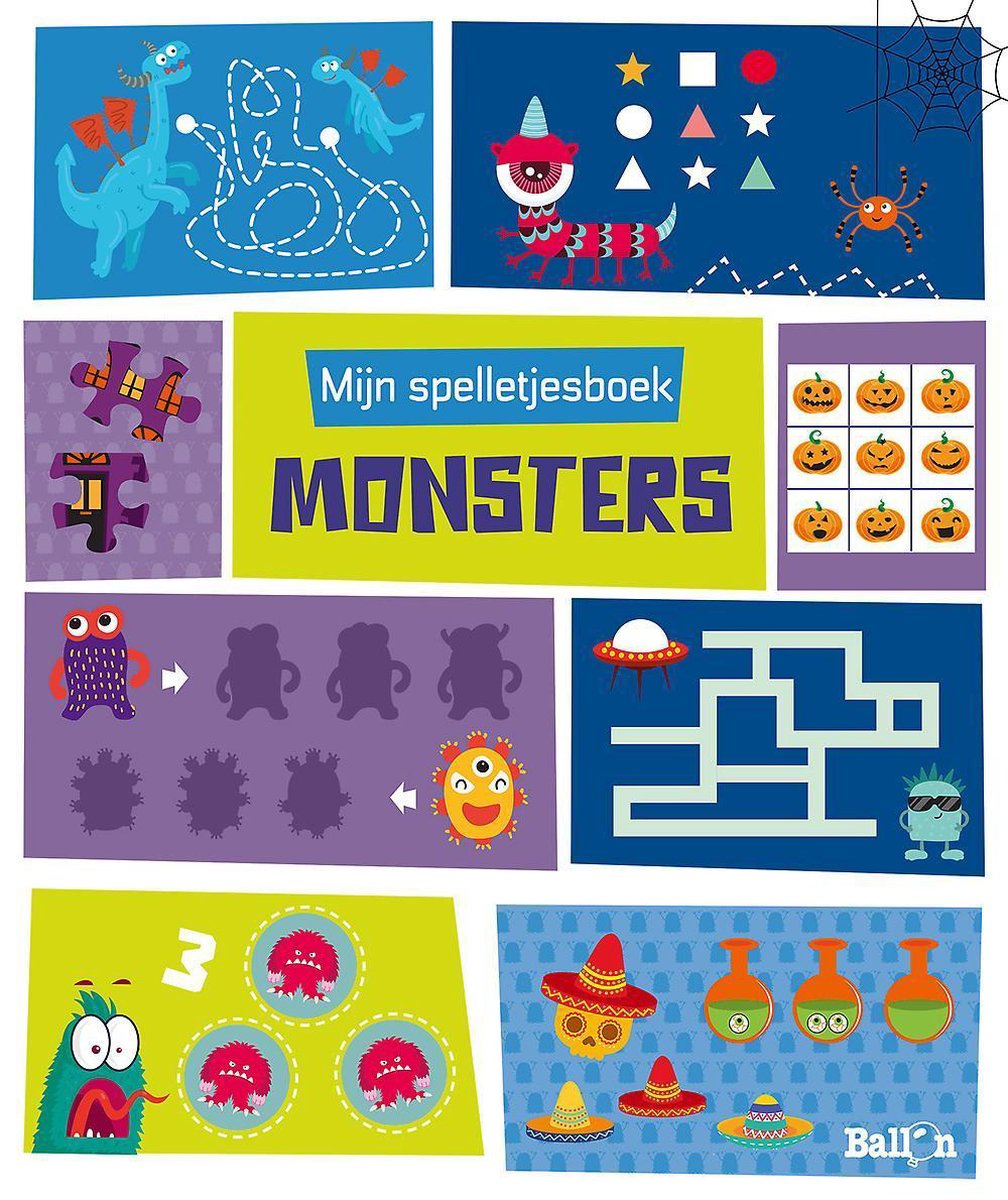 Ballon mijn spelletjesboek - Monsters 4+