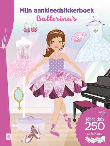 Ballon Uitgeverij Mijn aankleedstickerboek Ballerina's 4+