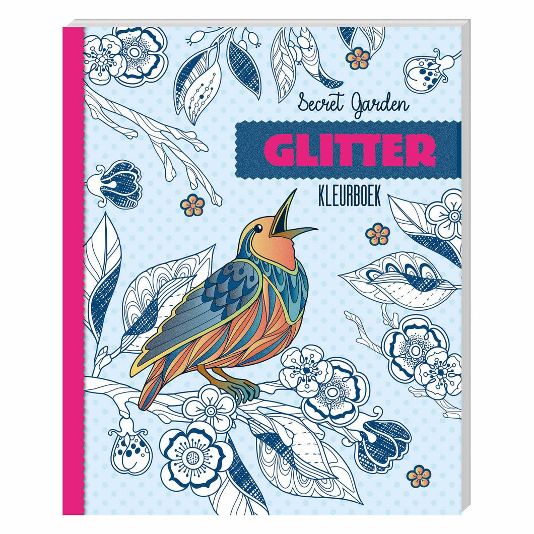 Interstat - Glitterkleurboek Secret Garden