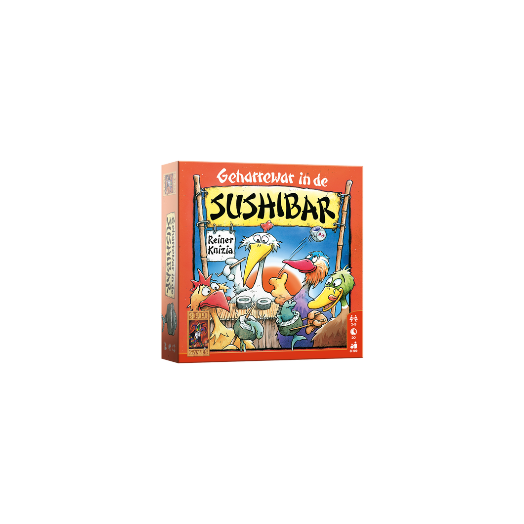 999 Games Geharrewar in de Sushibar - Dobbelspel