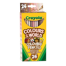 Afbeelding in Gallery-weergave laden, Crayola Colors of the World - Kleurpotloden, 24 stuks
