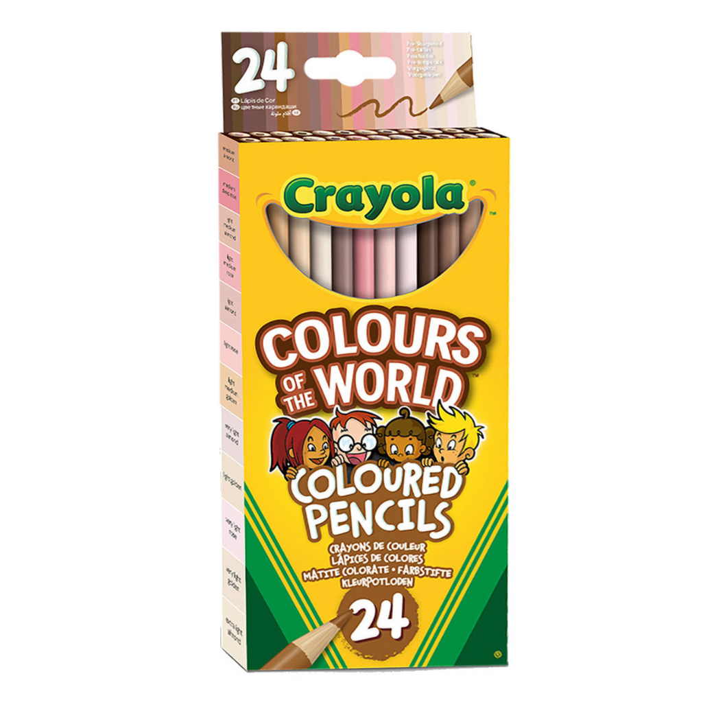 Crayola Colors of the World - Kleurpotloden, 24 stuks