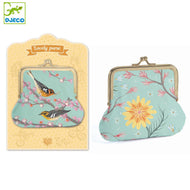 Marie Nobels ❤️ Djeco stoffen knip-portemonnee Birds - DD03863