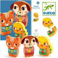 Djeco DJ01262 houten speelpuzzels Enzo & Co