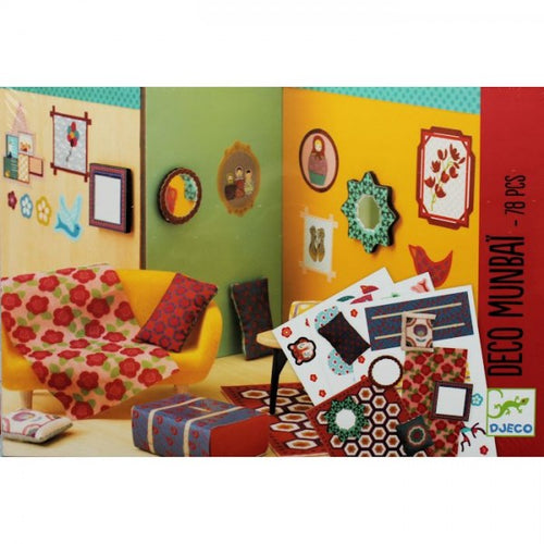 Djeco DJ07804 Poppenhuis - Decoratie Mombaï 78-delig