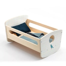 Afbeelding in Gallery-weergave laden, Djeco Pomea houten schommelwieg Blue Night - DJ07862
