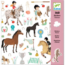 Afbeelding in Gallery-weergave laden, Djeco stickerset Paarden 160 stuks - DJ08881
