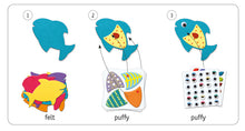 Afbeelding in Gallery-weergave laden, Djeco DJ09052 knutselset Creëren met stickers - Vissen

