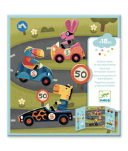 Afbeelding in Gallery-weergave laden, Djeco stevige herplaatsbare stickers Auto's - DJ09073
