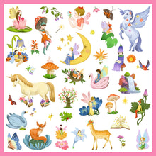 Afbeelding in Gallery-weergave laden, Djeco metallic stickerset Fantasie 160 stuks - DJ09279

