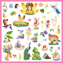 Afbeelding in Gallery-weergave laden, Djeco metallic stickerset Fantasie 160 stuks - DJ09279
