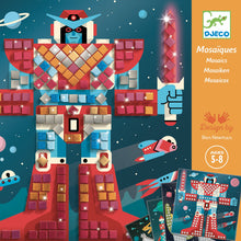Afbeelding in Gallery-weergave laden, Djeco knutselset mozaïeken Space Battle Robots - DJ09424

